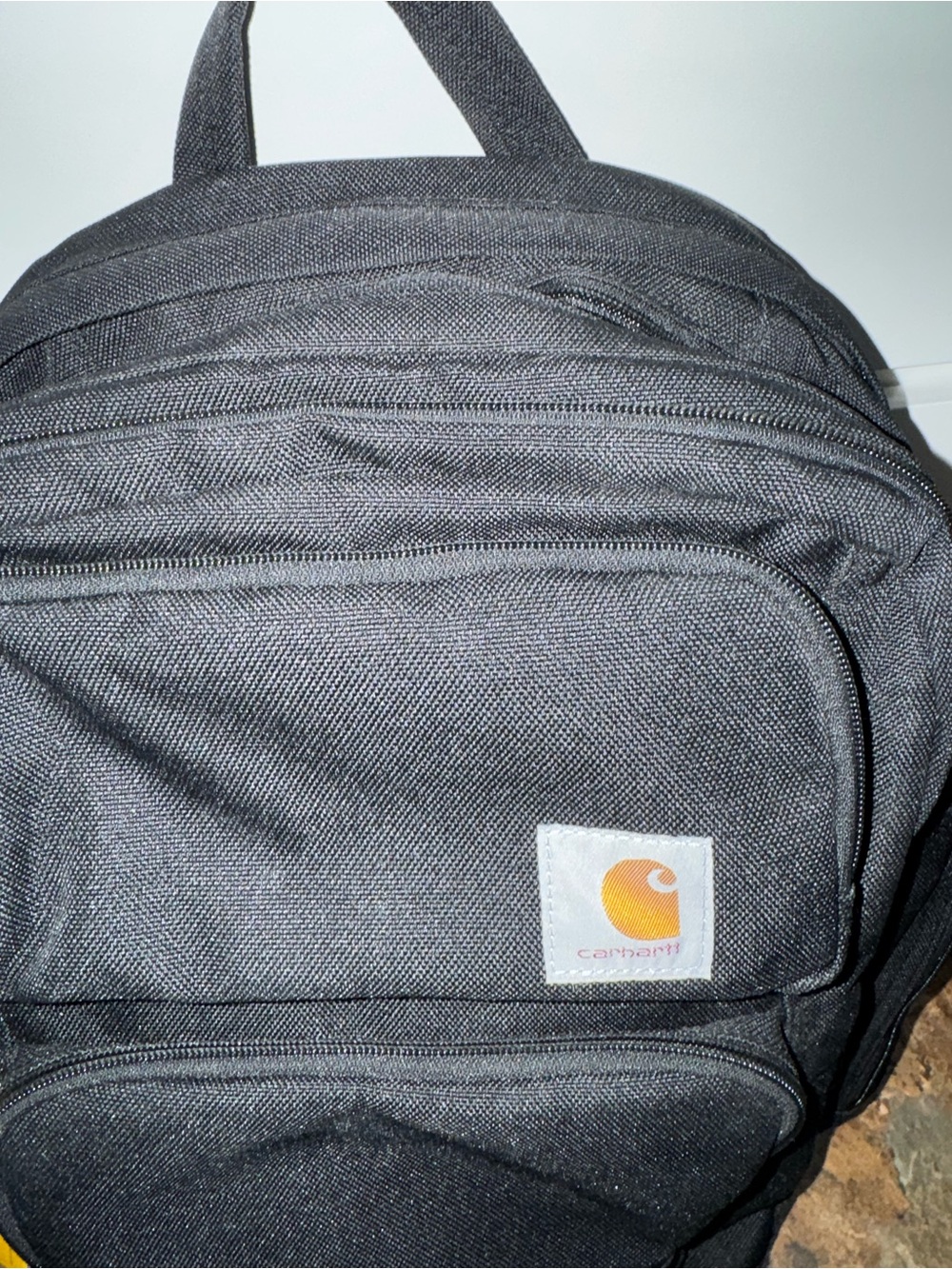 Carhartt Black Utility Backpack with Logo Patch - Picture 2 of 15